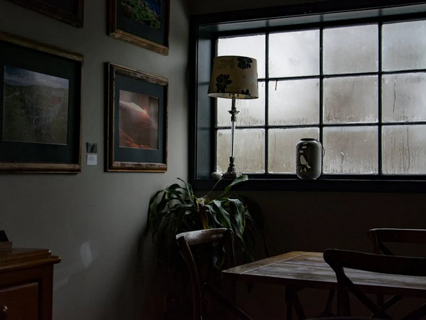 gloomy room